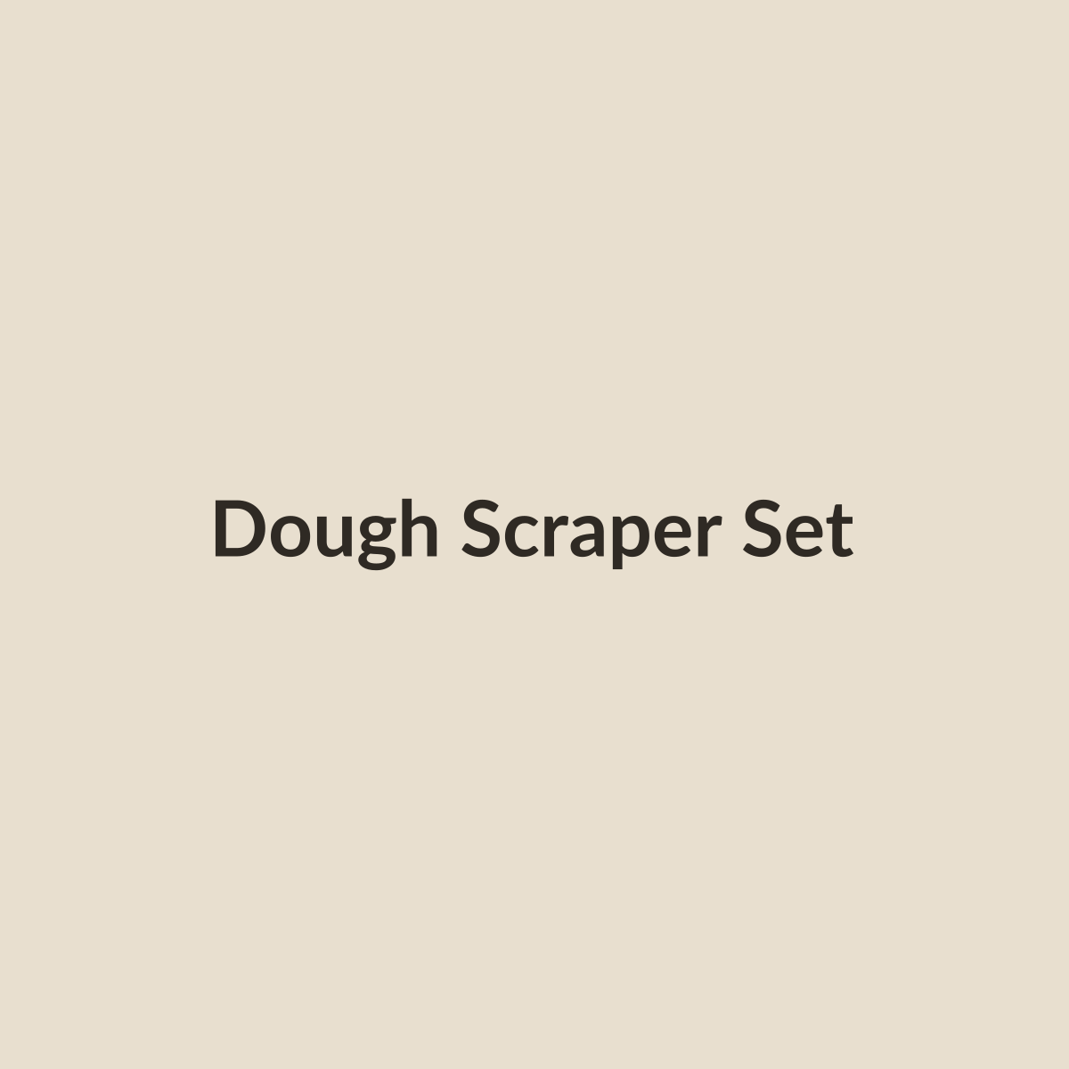 Bamboo dough scraper set placeholder image