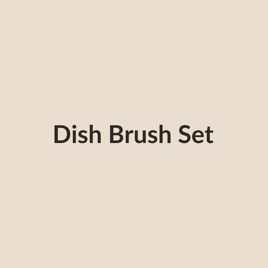 Bamboo dish brush set placeholder image